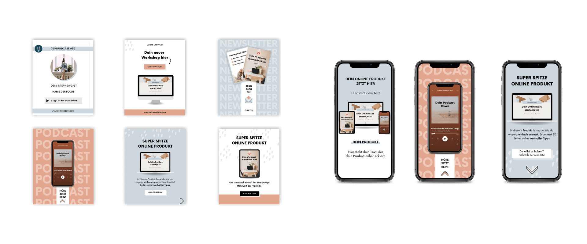 40 Design-Vorlagen für Instagram 40 Design-Vorlagen für dein Marketing auf Instagram
