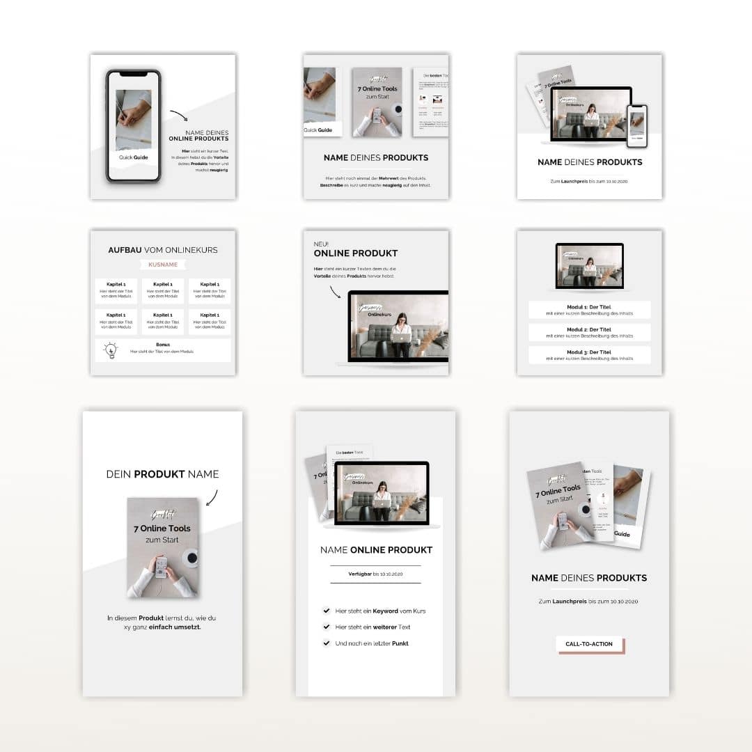 Elopage Shop Produktbilder-2 40 Design-Vorlagen für dein Marketing auf Instagram