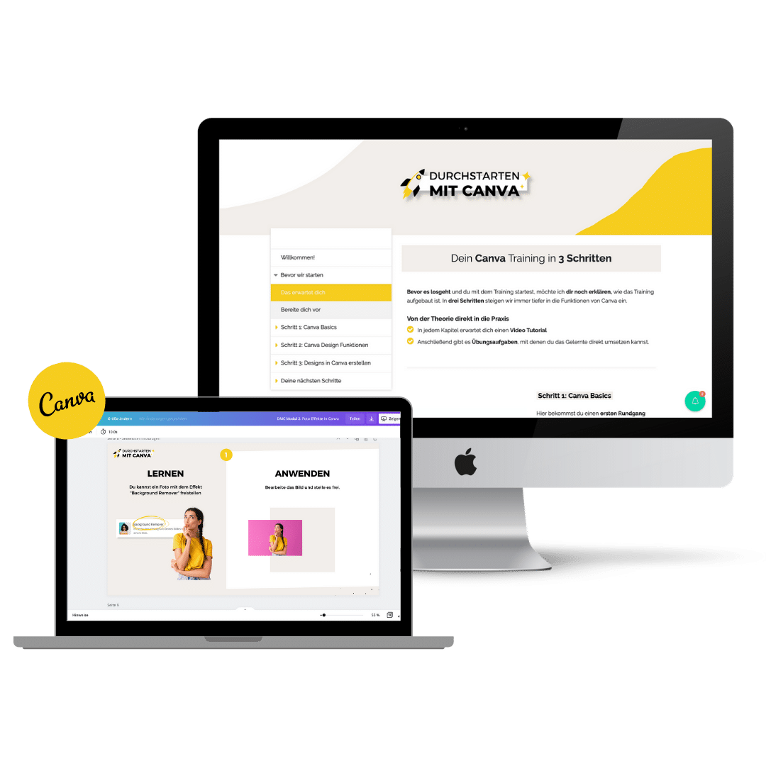 Durchstarten mit Canva Produktbild Durchstarten mit Canva Produktbild