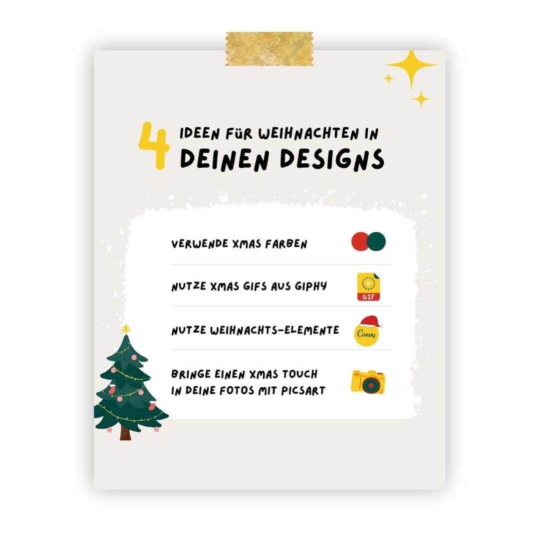 Content Design Ideen zur Weihnachtszeit