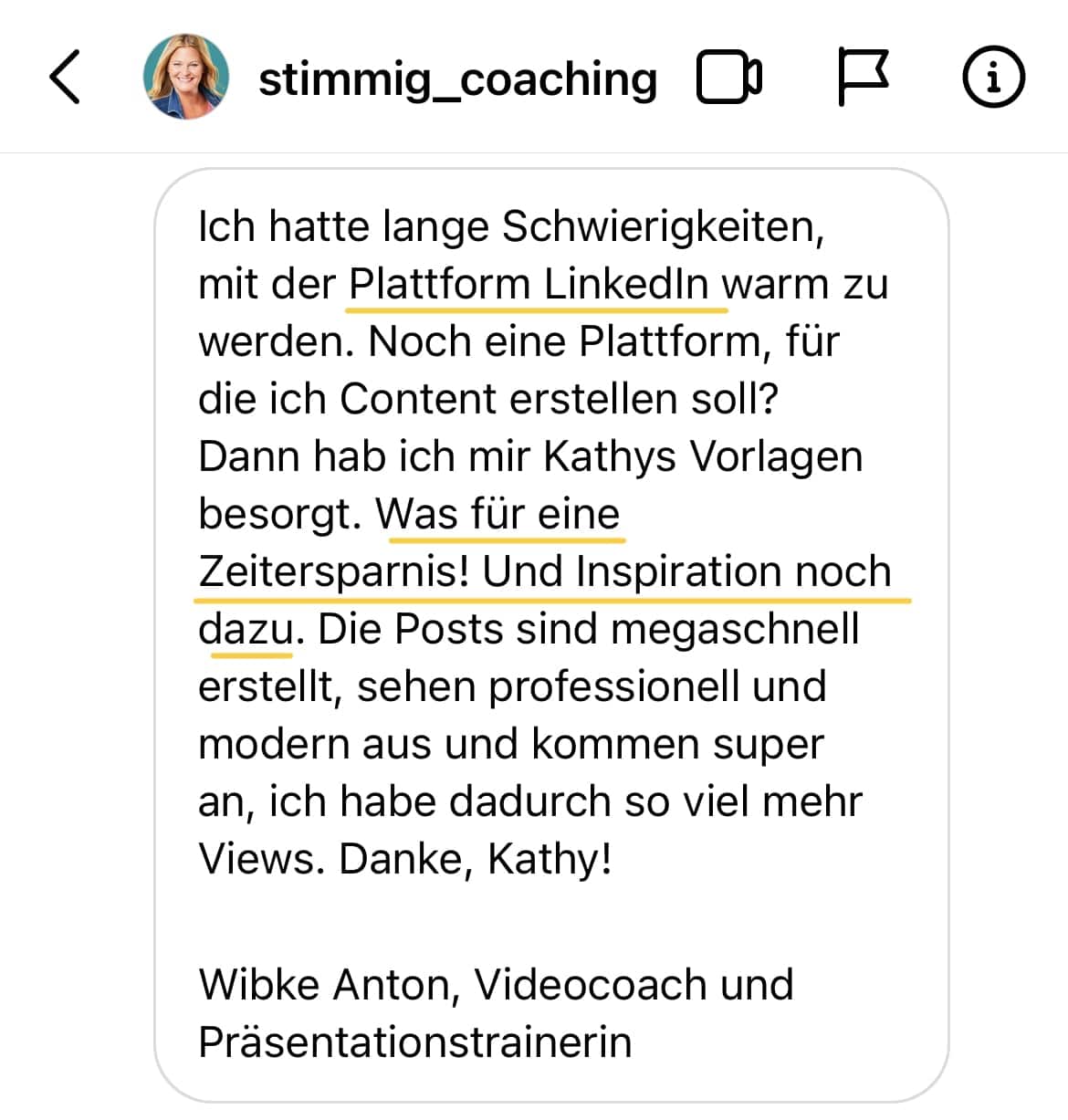 Feedback von thisisjanin