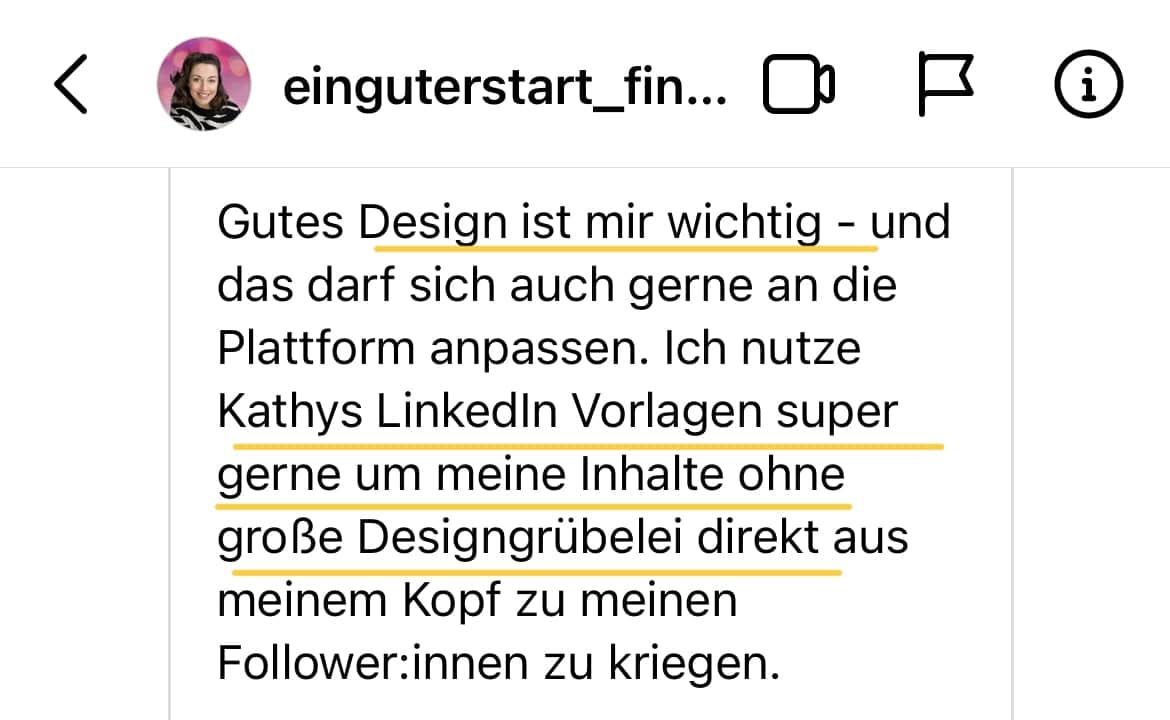Feedback von thisisjanin