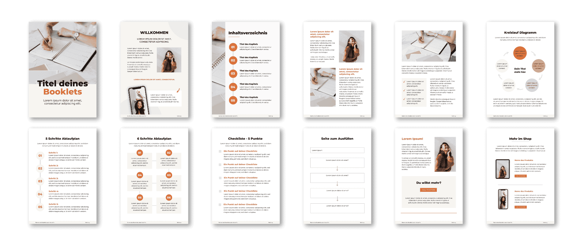 Design Vorlagen PDF Booklet in Canva 99 Design-Vorlagen für deinen Instagram Feed!