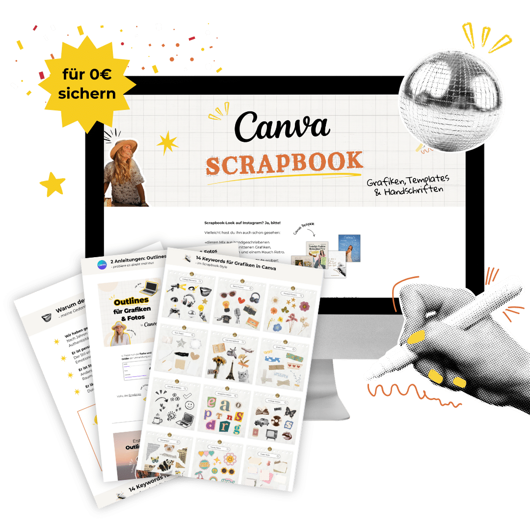 Canva Elemente Scrapbook (3) Freebie kostenlose Vorlagen